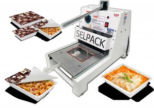 máquina fechar marmitex alumínio