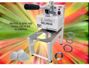 máquina seladora de potes