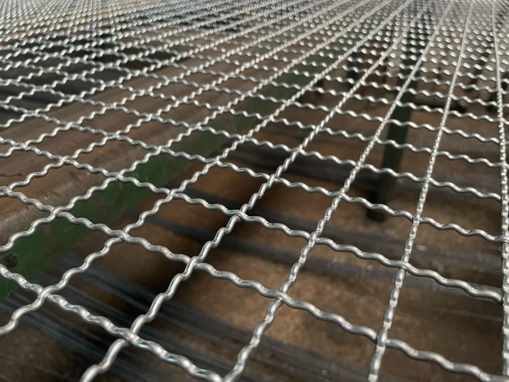 tela ondulada de aço inox